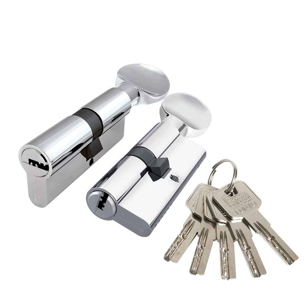 Фото Цилиндровый механизм Z3002Knob110(55+10+45) с вертушкой CP хром