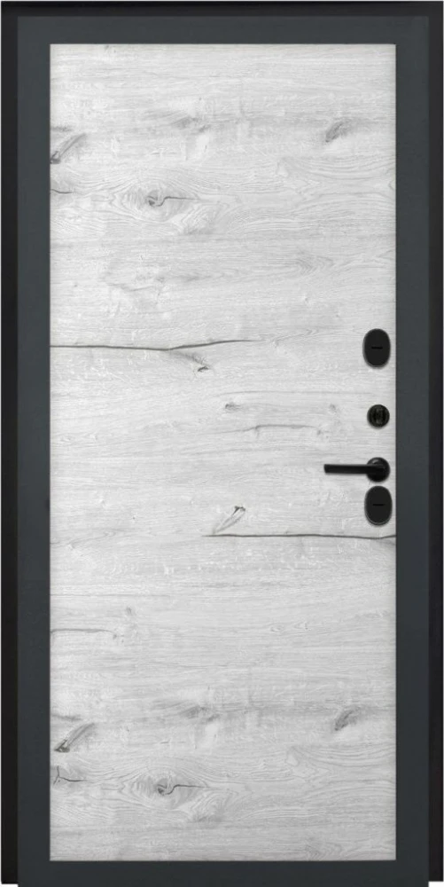 Входная дверь ДвериПРО Elfy Без фрезеровки Дуб арктик горизонт DPRO198249 внутренняя сторона